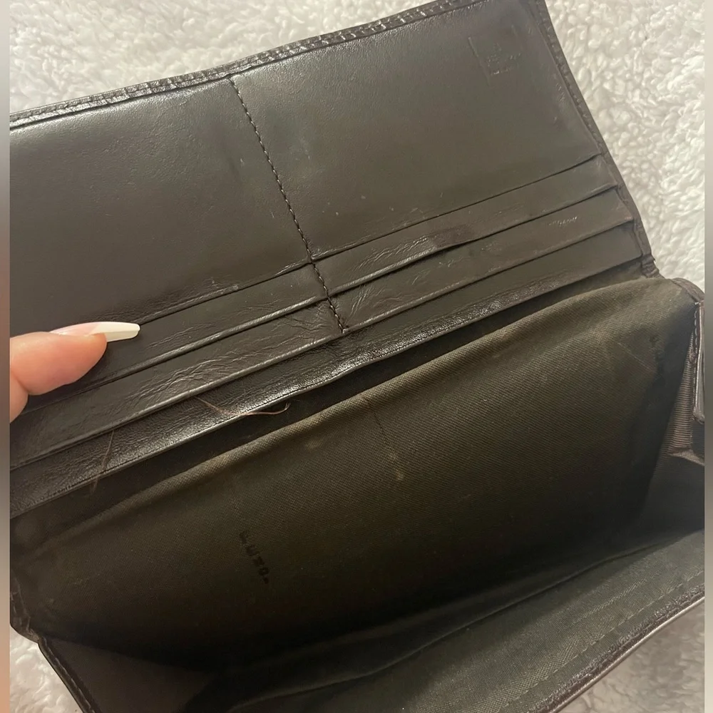 Vintage Fendi Zucca Long Wallet - Picture 3 of 9
